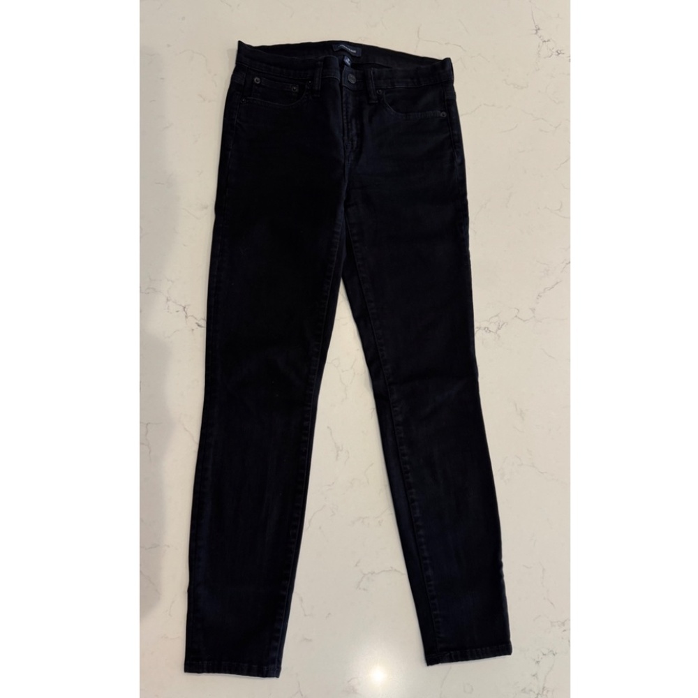 J. Crew 8" Toothpick Jeans Size 28 Black